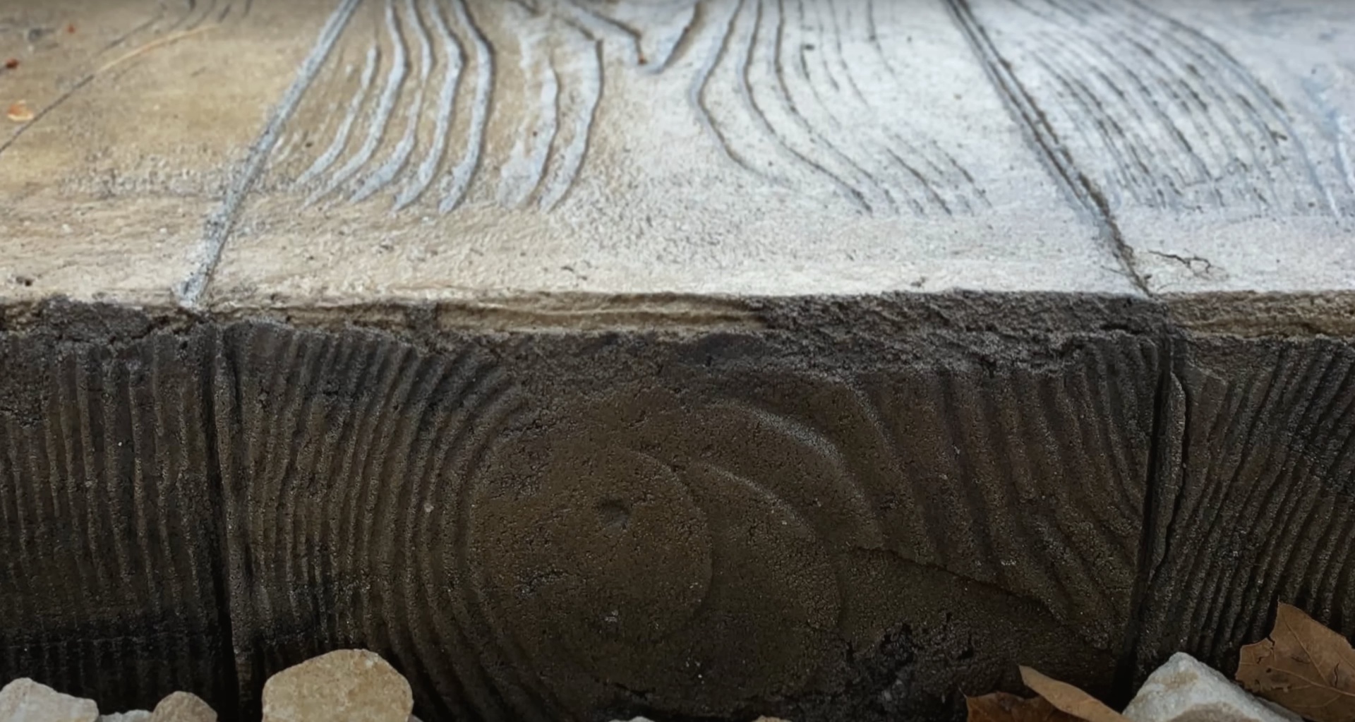 Stamped concrete with detailed texture work and professional finishing Decorative stamped concrete showing detailed texture and professional craftsmanship